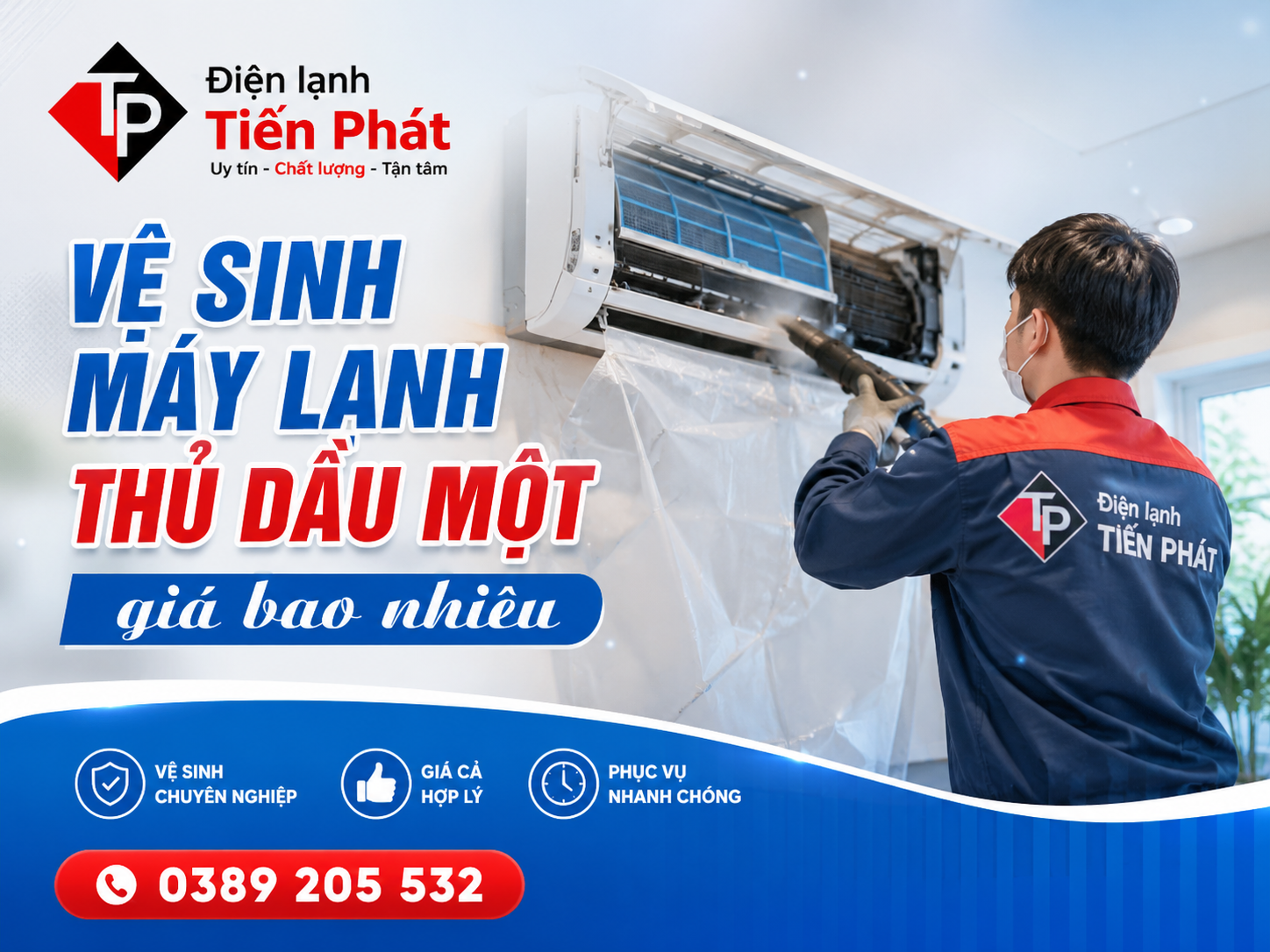 Vệ sinh máy lạnh Thủ Dầu Một giá bao nhiêu
